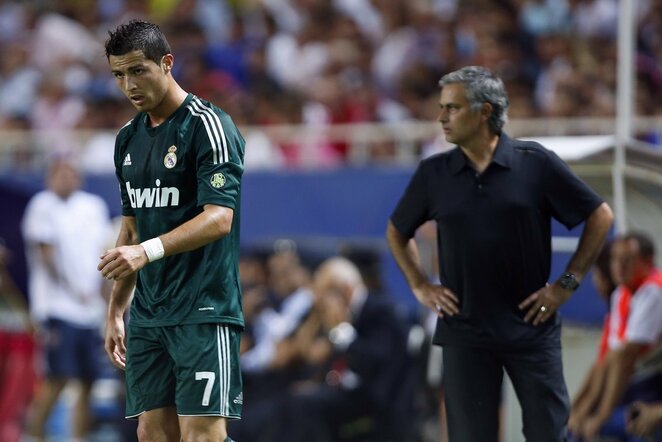 Cristiano Ronaldo ir Jose Mourinho | Scanpix nuotr.