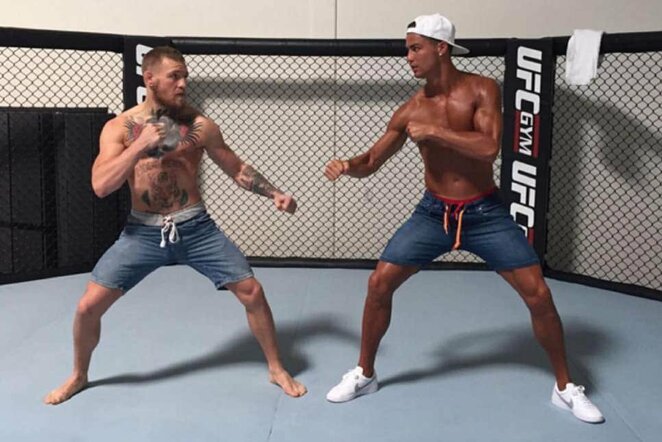 Cristiano Ronaldo ir Conoras McGregoras | Instagram.com nuotr