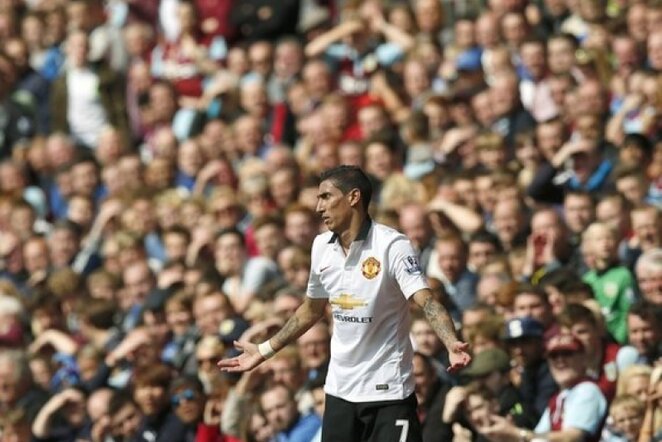 „Manchester United“ klubui nesugebėjo padėti net ir Angelis di Maria | Reuters/Scanpix nuotr.