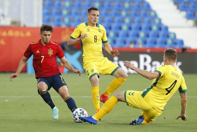 Ispanijos U-21 – Lietuvos rungtynių akimirka | Scanpix nuotr.