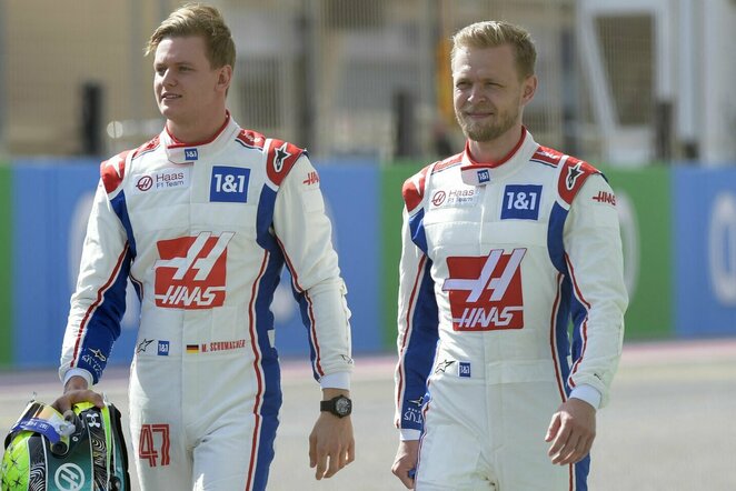 Mickas Schumacheris ir Kevinas Magnussenas | Scanpix nuotr.