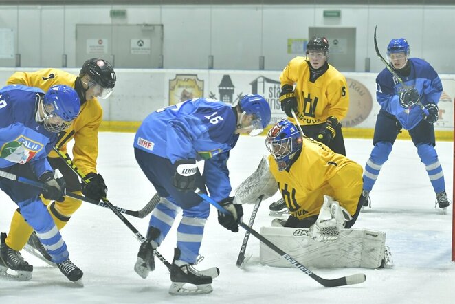Lietuvių ir italų rungtynės | hockey.lt nuotr.