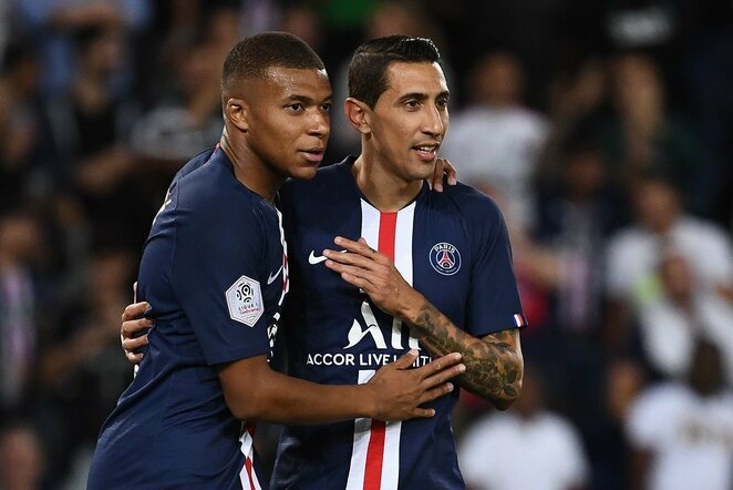 Kylianas Mbappe ir Angelis Di Maria | Scanpix nuotr.