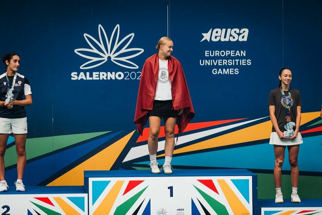 Viltė Paulauskaitė – Europos universitetų žaidynių čempionė | Modesto Gailiūno nuotr.