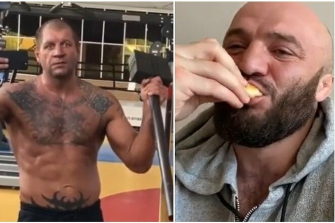 Aleksandras Jemeljanenka ir Magomedas Ismailovas | Instagram.com nuotr