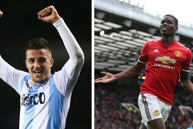 Sergejus Milinkovičius-Savičius ir Paulis Pogba | Scanpix nuotr.
