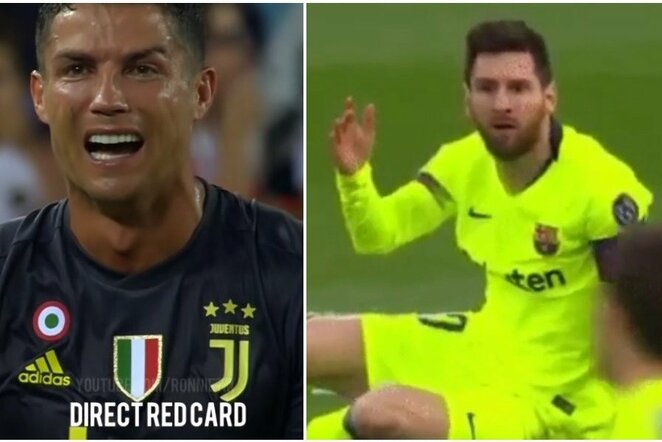 Cristiano Ronaldo ir Lionelis Messi | Youtube.com nuotr.