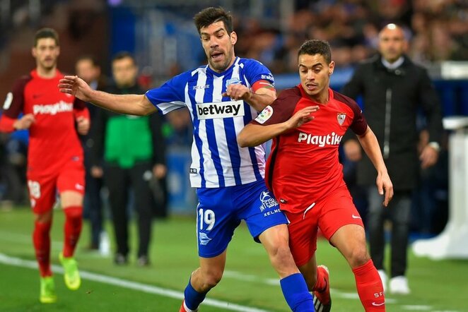 „Alaves“ – „Sevilla“ rungtynių akimirka  | Scanpix nuotr.