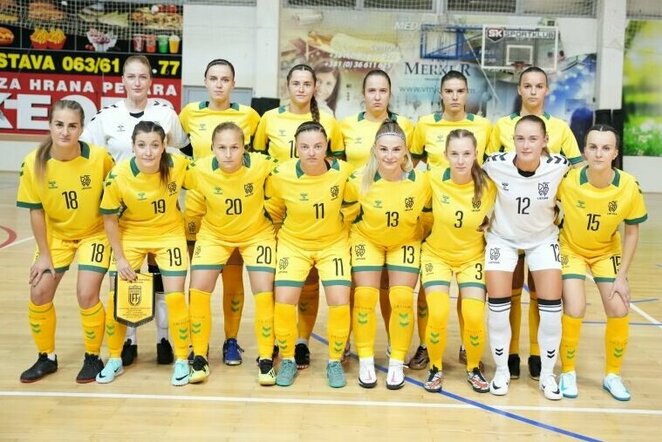 Lietuvos moterų futsal rinktinė | lff.lt nuotr.
