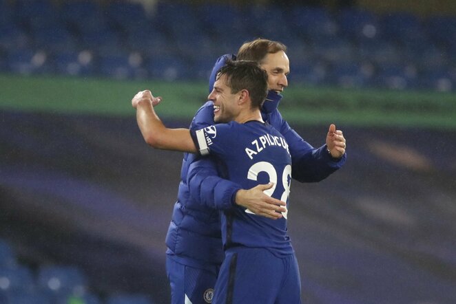 Thomas Tuchelis ir Cesaras Azpilicueta | Scanpix nuotr.