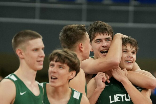 Lietuvos U16 vaikinų krepšinio rinktinė | FIBA nuotr.