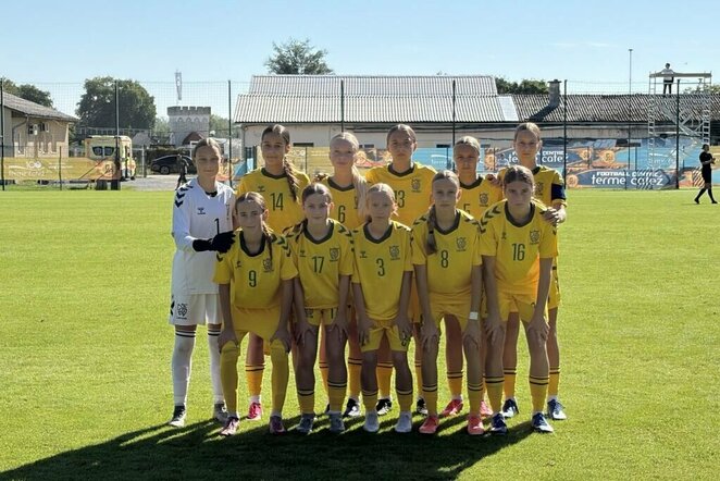 Lietuvos WU-15 futbolo rinktinė | lff.lt nuotr.