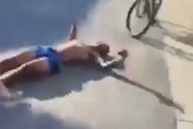 Nokautuotas Carnellis Davisas | Organizatorių nuotr.