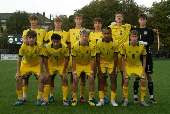 Lietuvos U-17 futbolo rinktinė | lff.lt nuotr.