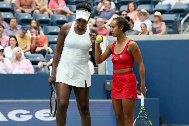Venus Williams ir Leyla Fernandez | Scanpix nuotr.
