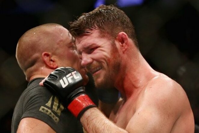 Georgesas St-Pierre'as prieš Michaelą Bispingą | Scanpix nuotr.