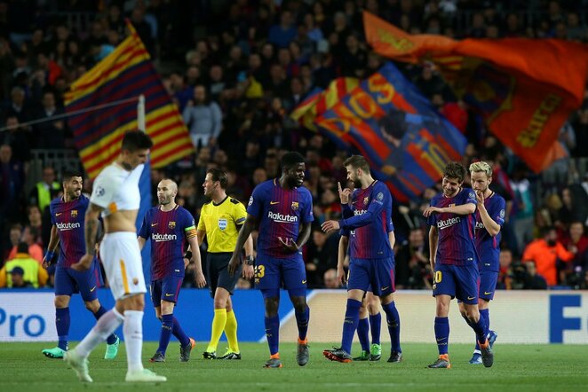 UEFA Čempionų lygos ketvirtfinalis: „Barcelona“ - „Roma“ (2018.04.04) | Scanpix nuotr.