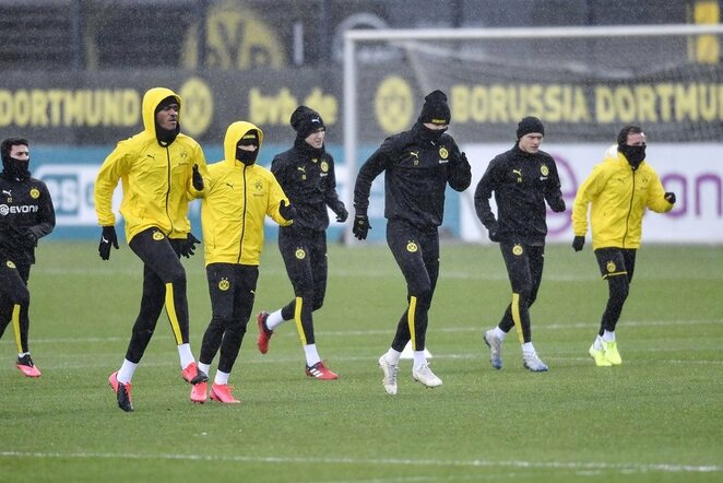 „Borussia“ treniruotė | Scanpix nuotr.