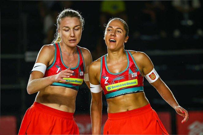 Ieva Dumbauskaitė ir Gerda Grudzinskaitė („Volleyball World“ nuotr.) | Organizatorių nuotr.