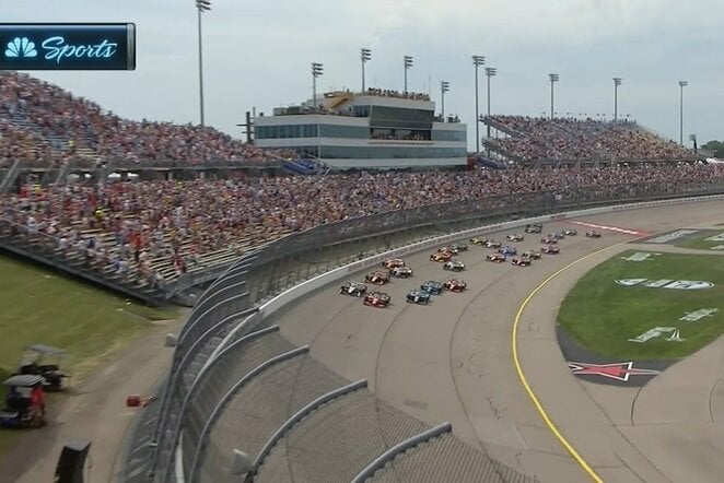 Lenktynių startas | „Stop“ kadras