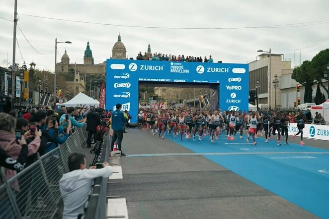 Barselonos maratonas | „Stop“ kadras