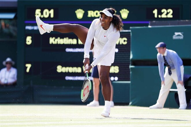 Serena Williams prieš Kristiną Mladenovič | Scanpix nuotr.