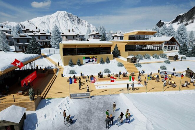 „Warner Bros. Discovery“ pristato moderniausias 2026 m. žiemos olimpinių žaidynių studijas | Organizatorių nuotr.