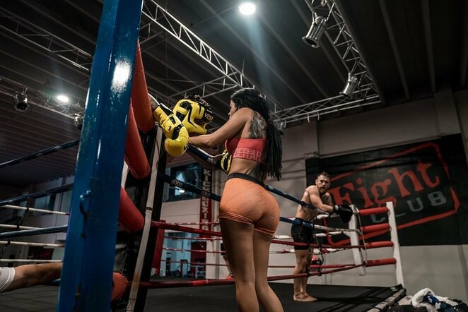Conoras McGregoras bokso ringe | Instagram.com nuotr