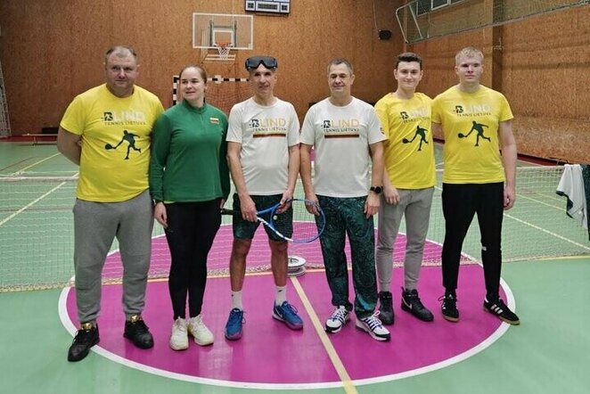 „Blind tennis Lithuania“ nuotr. | Organizatorių nuotr.