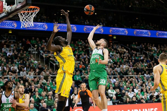 „Žalgiris“ – ALBA rungtynių akimirka | Teodoro Biliūno / BNS foto nuotr.