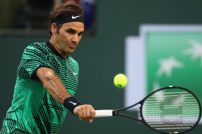 Rogerio Federerio „backhandas“ | Scanpix nuotr.