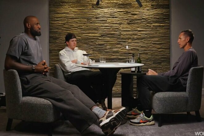 LeBronas Jamesas ir Steve'as Nashas | Organizatorių nuotr.