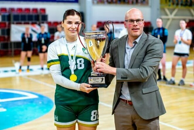 Kauno „Žalgiris“ iškovojo Baltijos jūros moterų rankinio lygos nugalėtojų titulą | rankinis.lt nuotr.