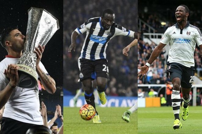 Jose Antonio Reyesas, Seydou Doumbia ir Moussa Dembele | Scanpix nuotr.
