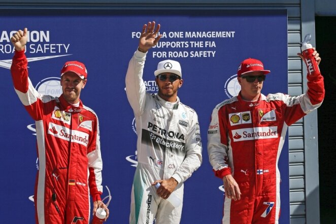 Lewisas Hamiltonas (viduryje) | Reuters/Scanpix nuotr.