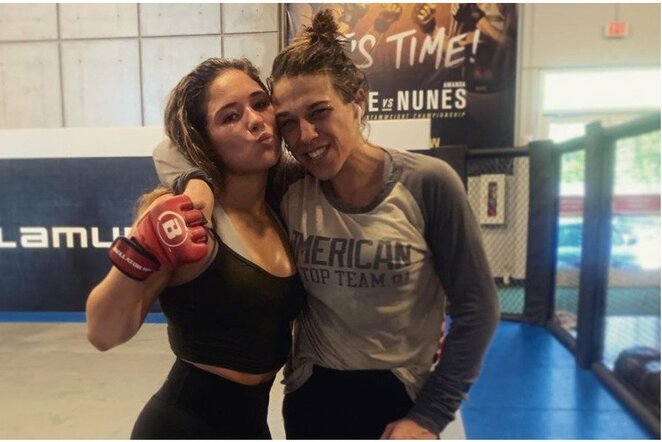 Valerie Loureda ir Joanna Jedrzejczyk | Instagram.com nuotr