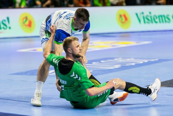 Lietuvių ir slovėnų rungtynės | Patricijos Adamovič / BNS nuotr.