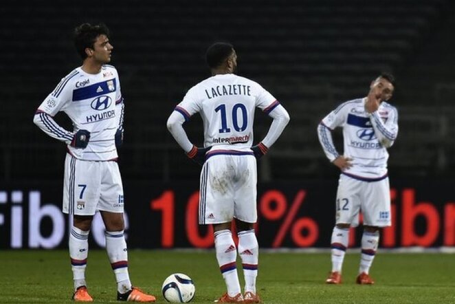 „Lyon“ futbolininkai patyrė trečią nesėkmę iš eilės | AFP/Scanpix nuotr.