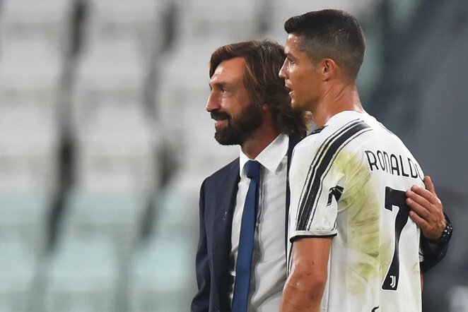 Andrea Pirlo ir Cristiano Ronaldo | Scanpix nuotr.