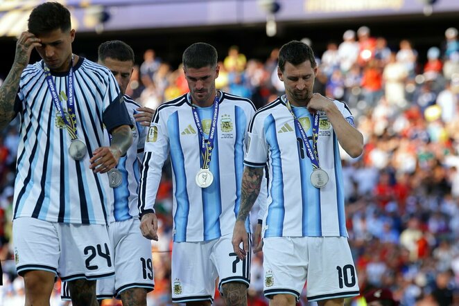 Argentinos futbolo rinktinė | EPA / CHRISTOPHER NEUNDORF nuotr.