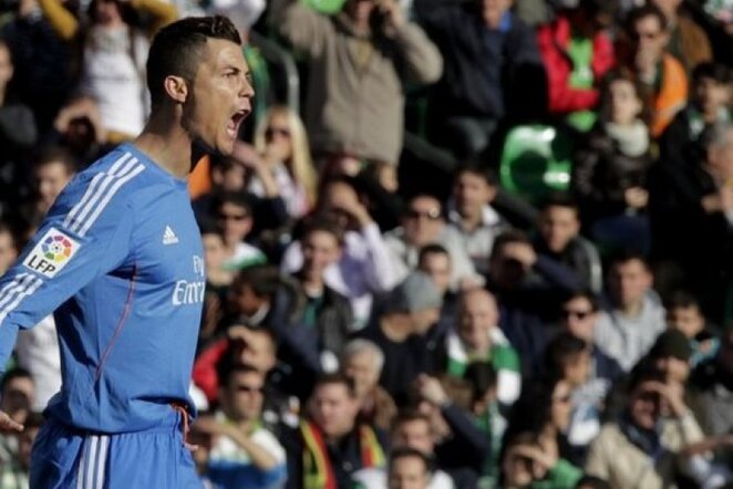 Cristiano Ronaldo šiandien įmušė įspūdingą įvartį | AP/Scanpix nuotr.
