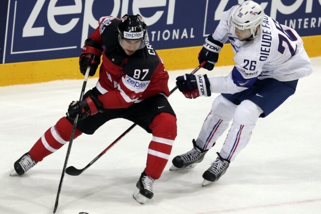 Kanados - Prancūzijos rungtynių akimirka | Reuters/Scanpix nuotr.