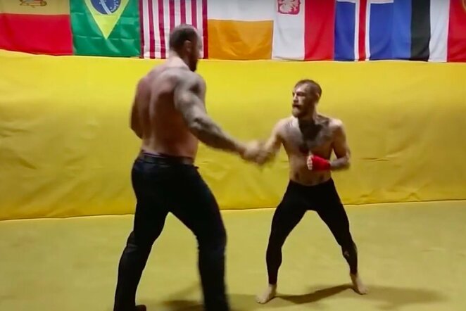 Conoras McGregoras ir Hafthoras Bjornssonas | Organizatorių nuotr.