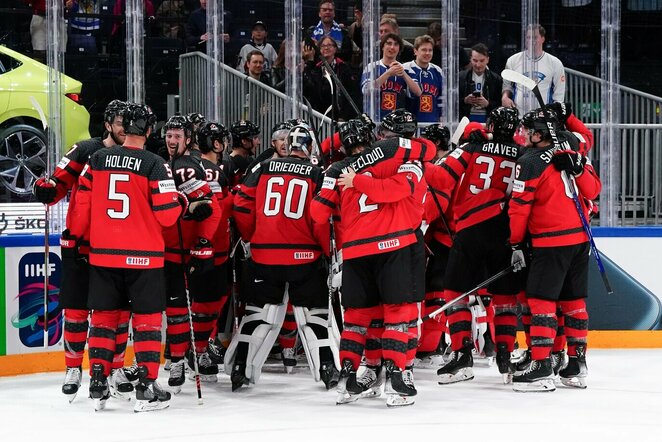 Švedijos – Kanados rungtynių akimirka | IIHF nuotr.