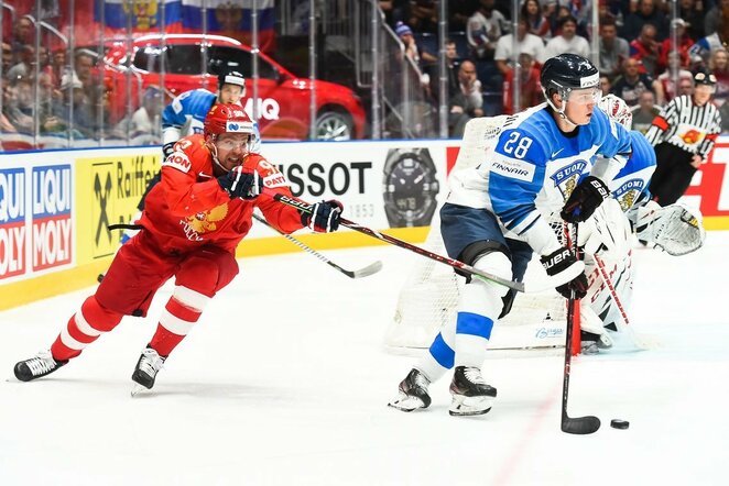 Suomių ir rusų rungtynės | IIHF nuotr.