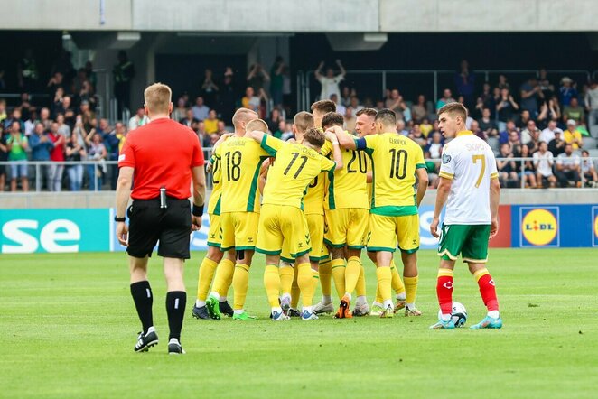 Lietuvos futbolo rinktinė | Teodoro Biliūno / BNS foto nuotr.