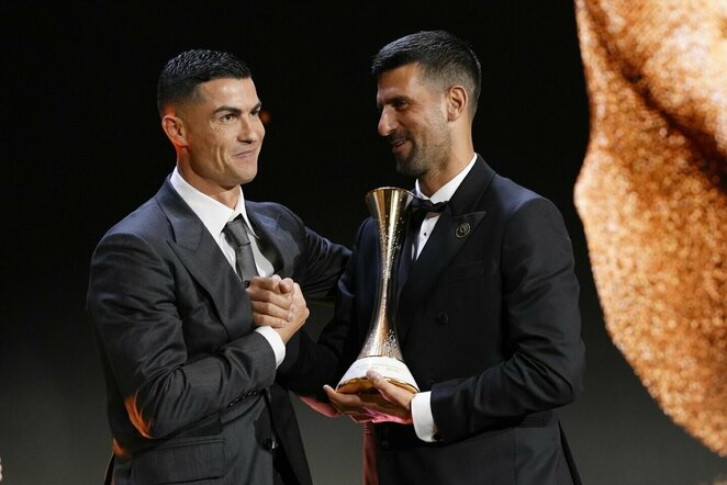 Cristiano Ronaldo ir Novakas Djokovičius | Scanpix nuotr.