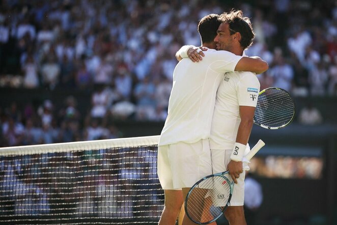 Carlosas Alcarazas ir Fabio Fognini | Scanpix nuotr.