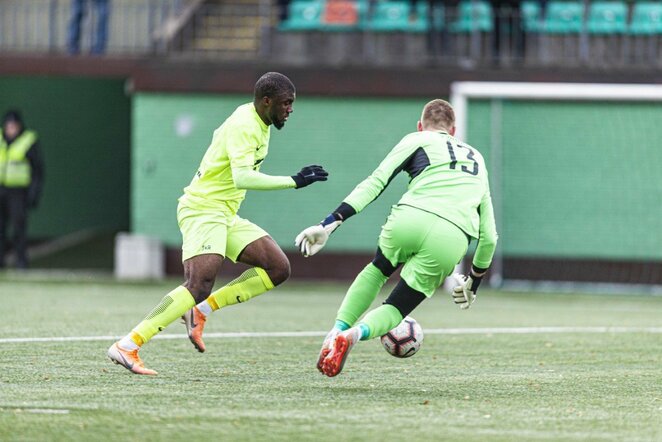 „Riterių“ ir „Sūduvos“ rungtynės | BNS/Arno Strumilos nuotr.