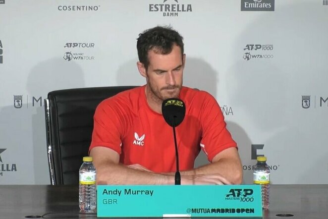 Andy Murray'us | „Stop“ kadras